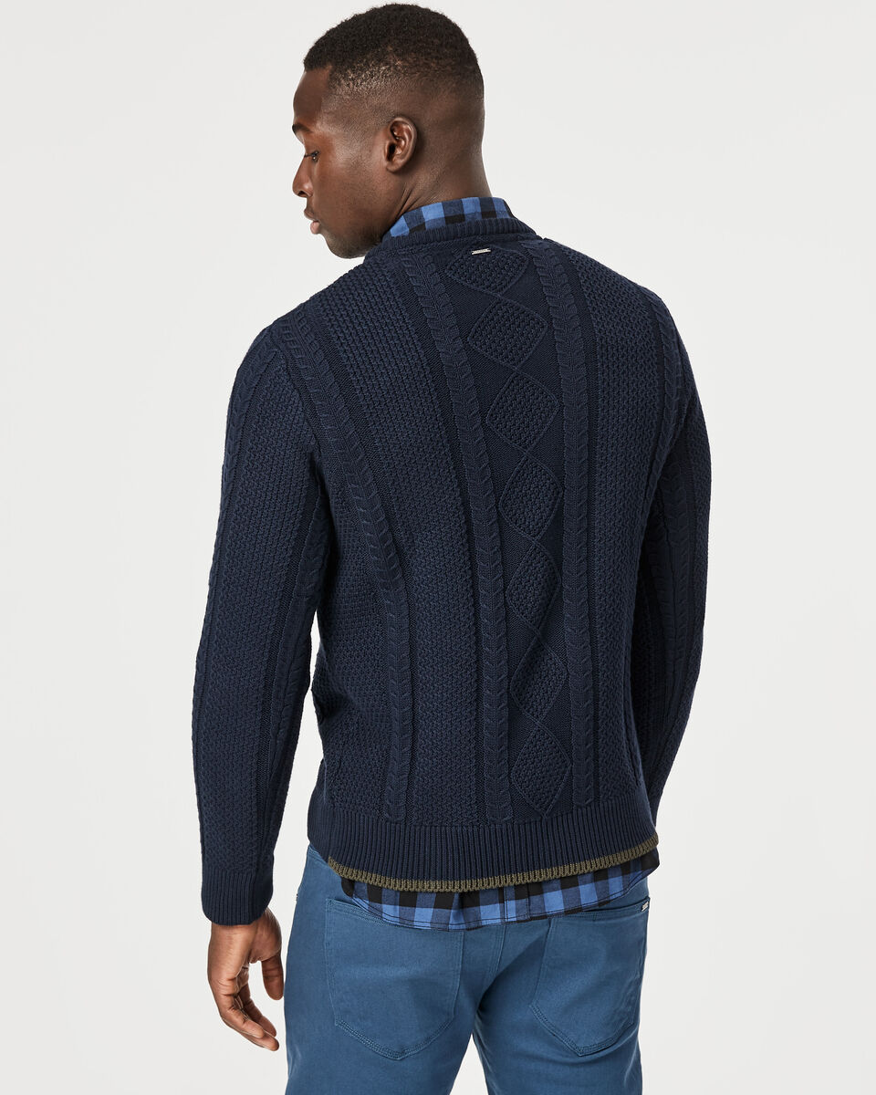 Coller Knitwear, Navy, hi-res